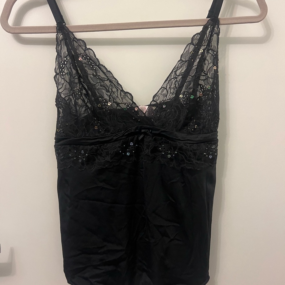 Elegant Black Lace Camisole